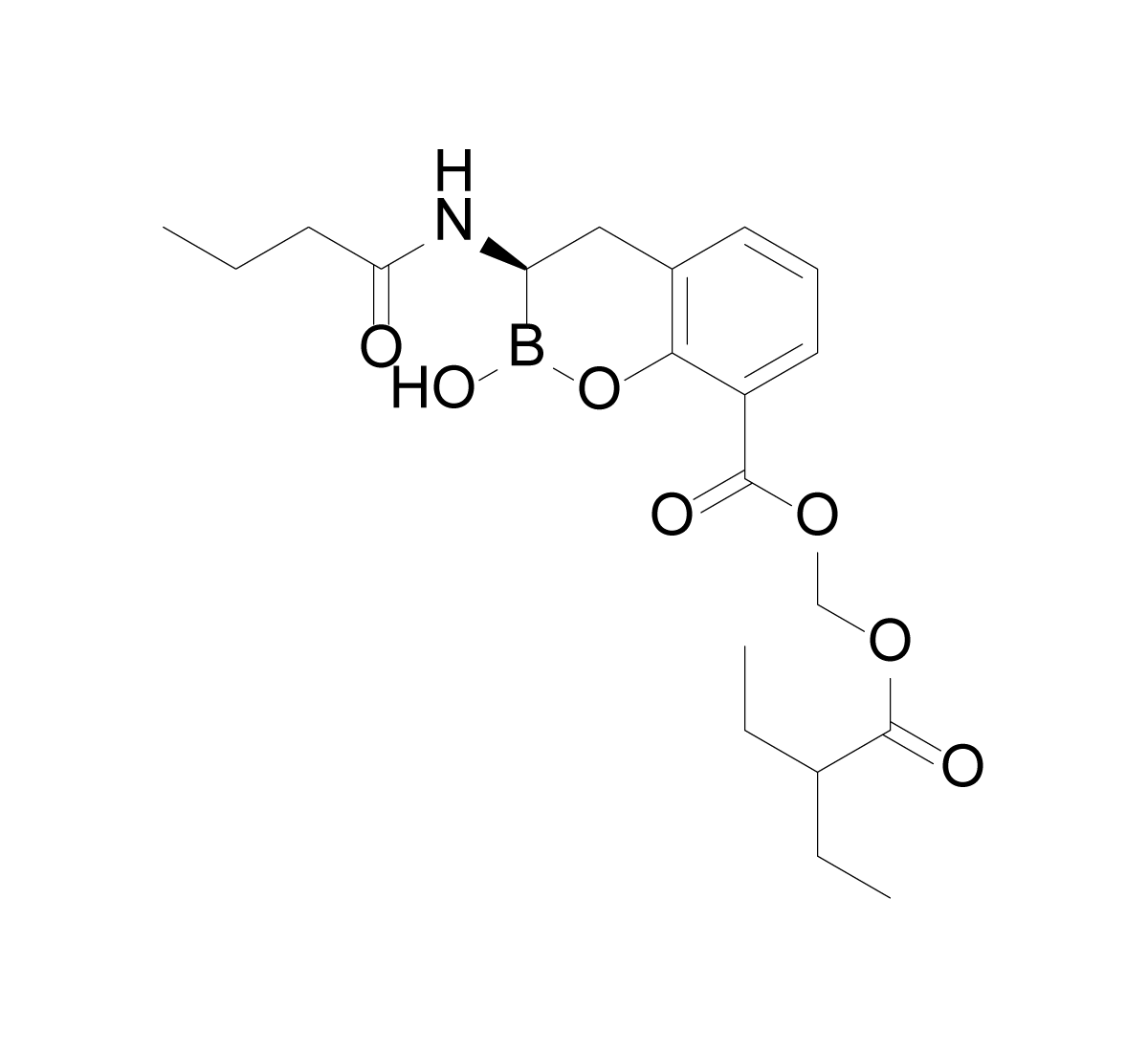 Ledaborbactam etzadroxil Structure